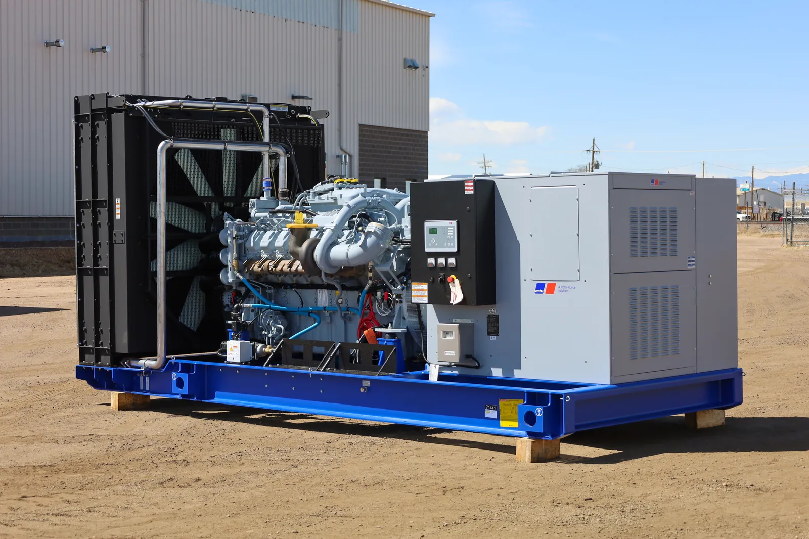 1000kW MTU Diesel Generator Set #090855