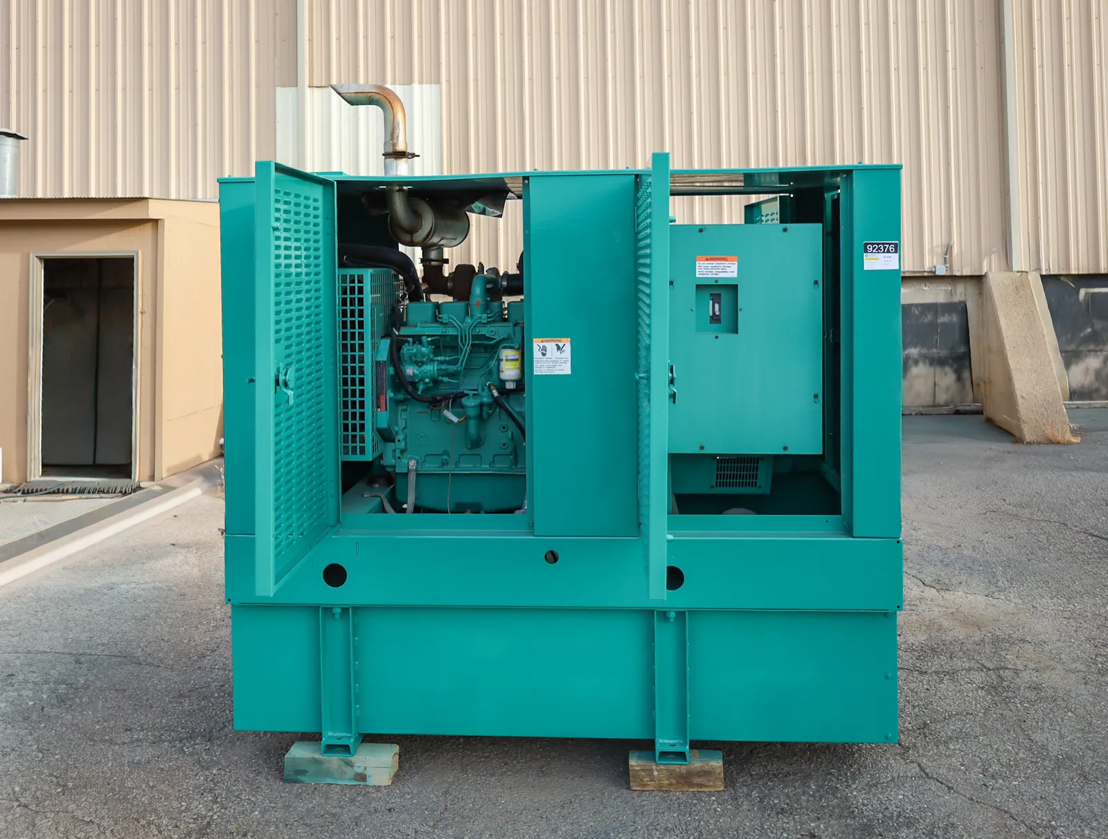 50kW Cummins Diesel Generator Set #092376 - Image 3