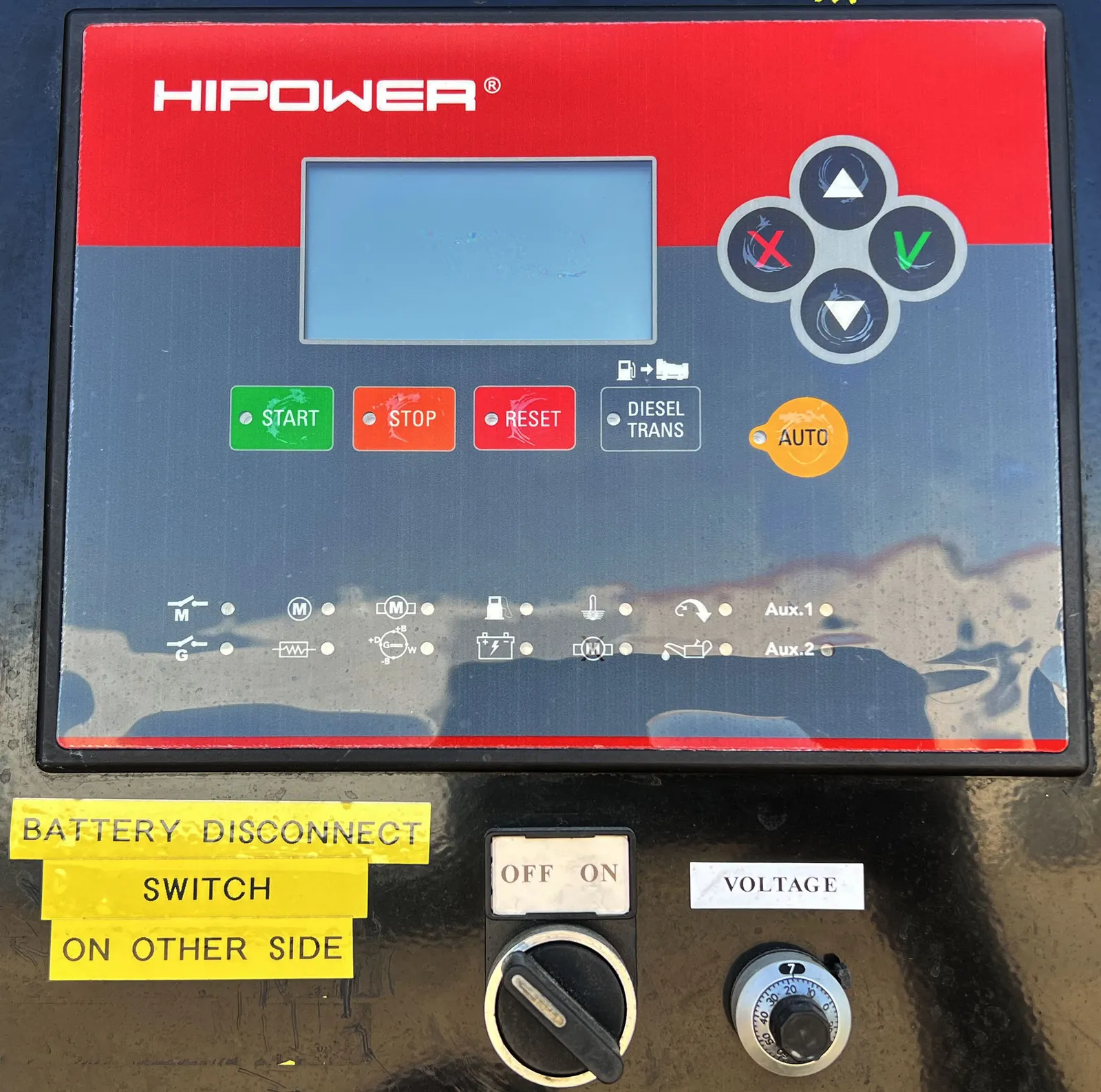 345kW Hipower HTW Diesel Generator Set #089112 - Image 5