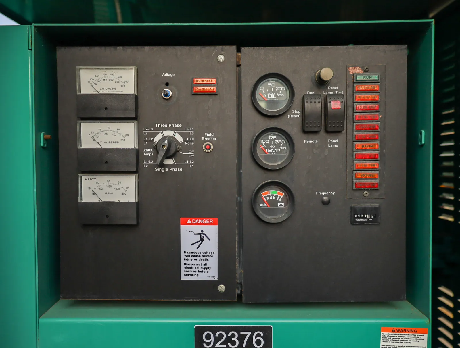 50kW Cummins Diesel Generator Set #092376 - Image 5